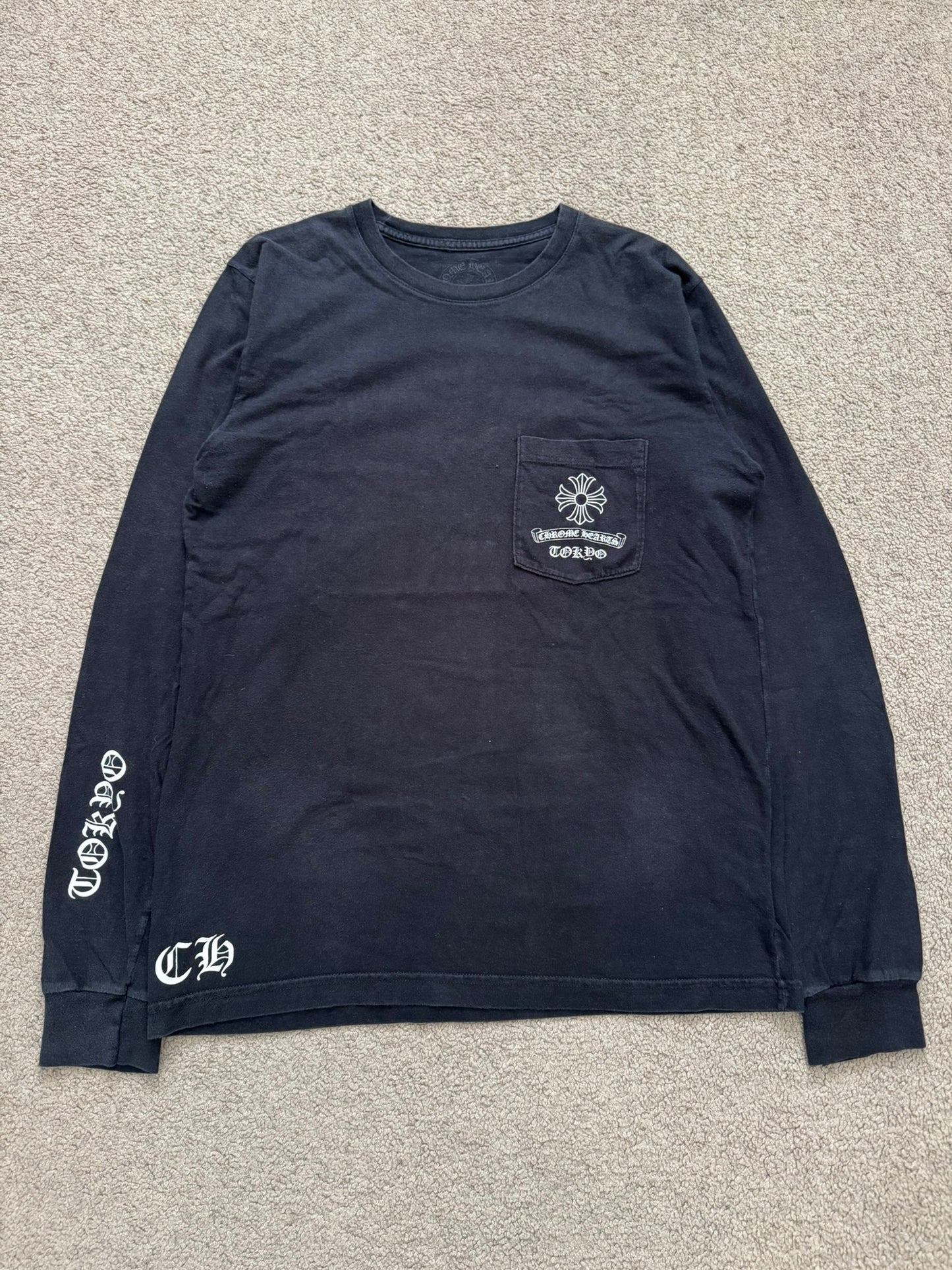 Chrome Hearts Tokyo Maltese Cross Long Sleeve T Shirt