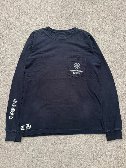 Chrome Hearts Tokyo Maltese Cross Long Sleeve T Shirt