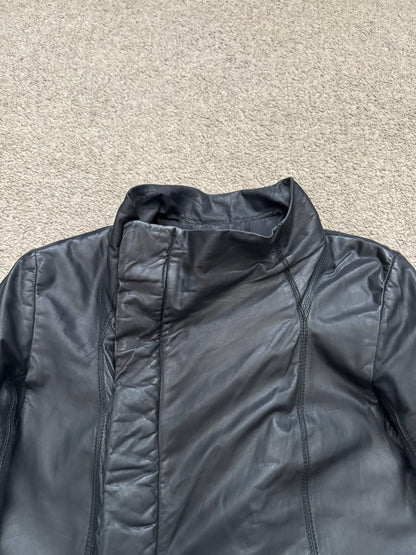 FW11 Rick Owens Mainline "Limo" Hybrid Biker Leather Jacket