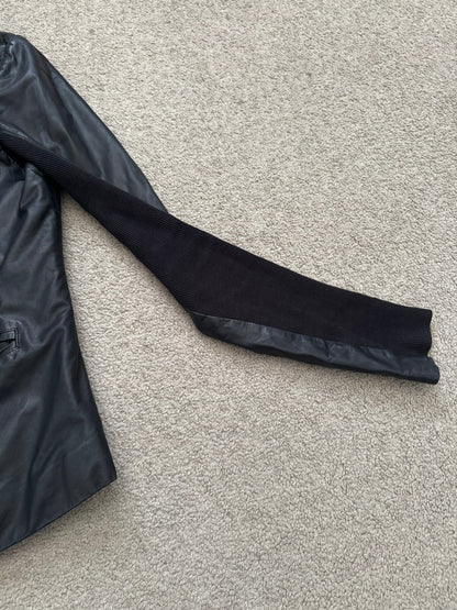 FW11 Rick Owens Mainline "Limo" Hybrid Biker Leather Jacket