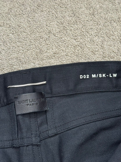 FW15 Saint Laurent by Hedi Slimane Crash Distressed D02 Denim Jeans