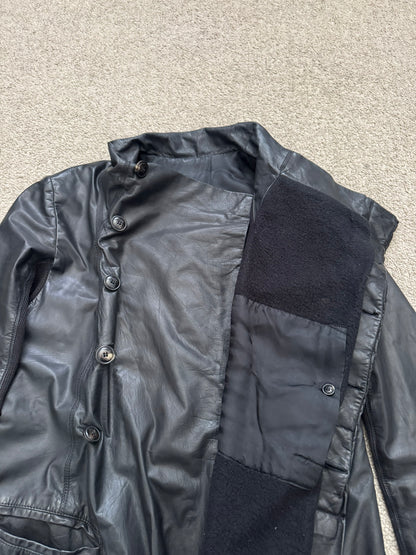 FW11 Rick Owens Mainline "Limo" Hybrid Biker Leather Jacket