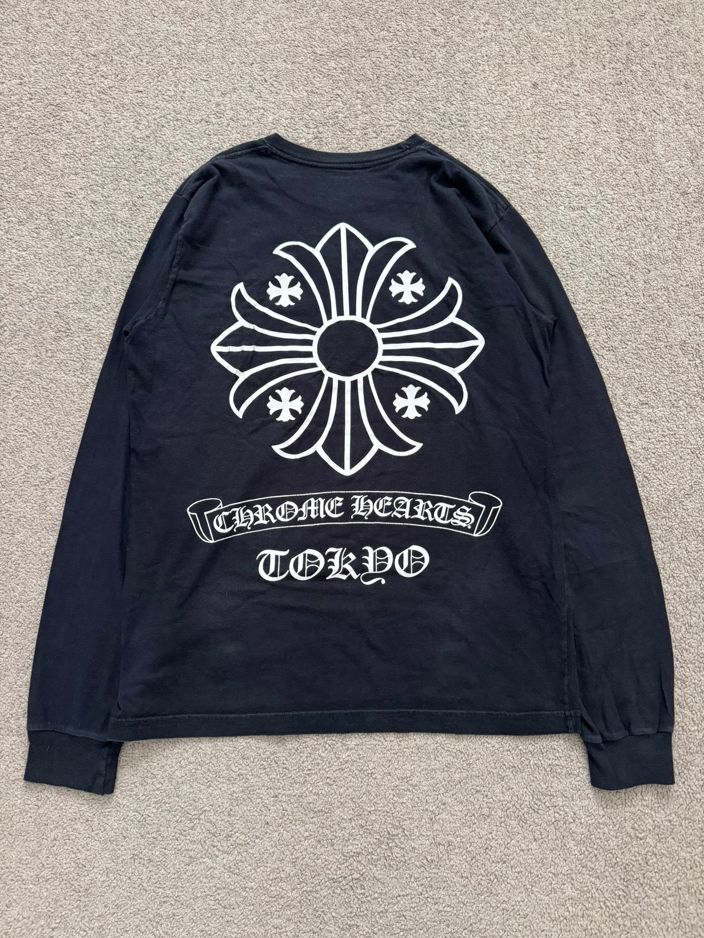 Chrome Hearts Tokyo Maltese Cross Long Sleeve T Shirt