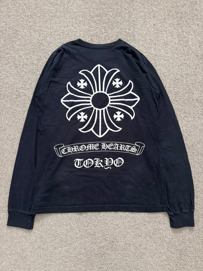 Chrome Hearts Tokyo Maltese Cross Long Sleeve T Shirt