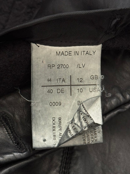 FW11 Rick Owens Mainline "Limo" Hybrid Biker Leather Jacket