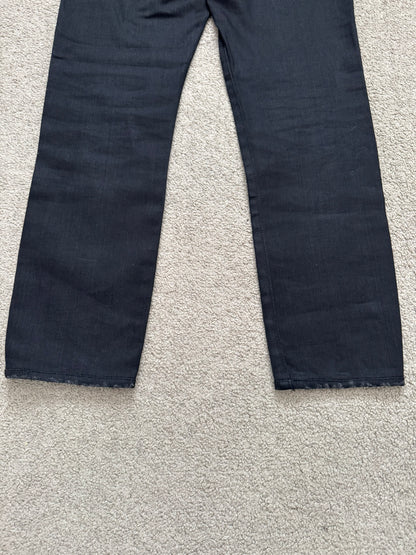 FW15 Saint Laurent by Hedi Slimane Crash Distressed D02 Denim Jeans