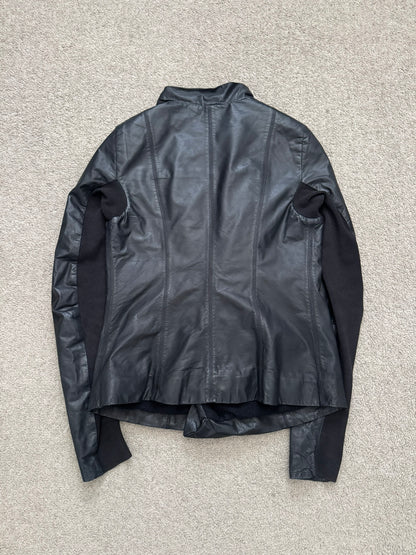 FW11 Rick Owens Mainline "Limo" Hybrid Biker Leather Jacket