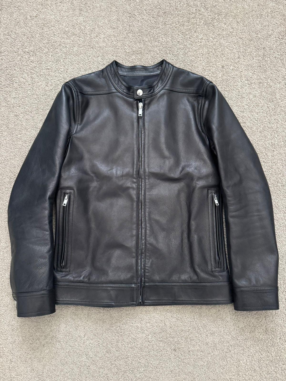 FW16 Rick Owens Mainline "Mastodon" Leather Biker Jacket