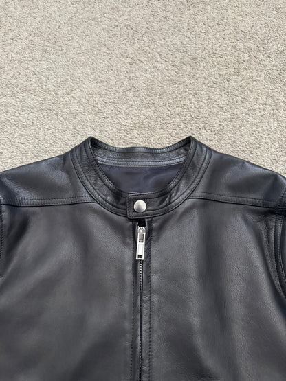 FW16 Rick Owens Mainline "Mastodon" Leather Biker Jacket