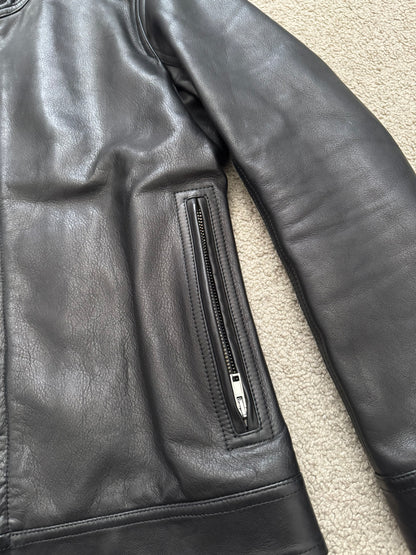 FW16 Rick Owens Mainline "Mastodon" Leather Biker Jacket