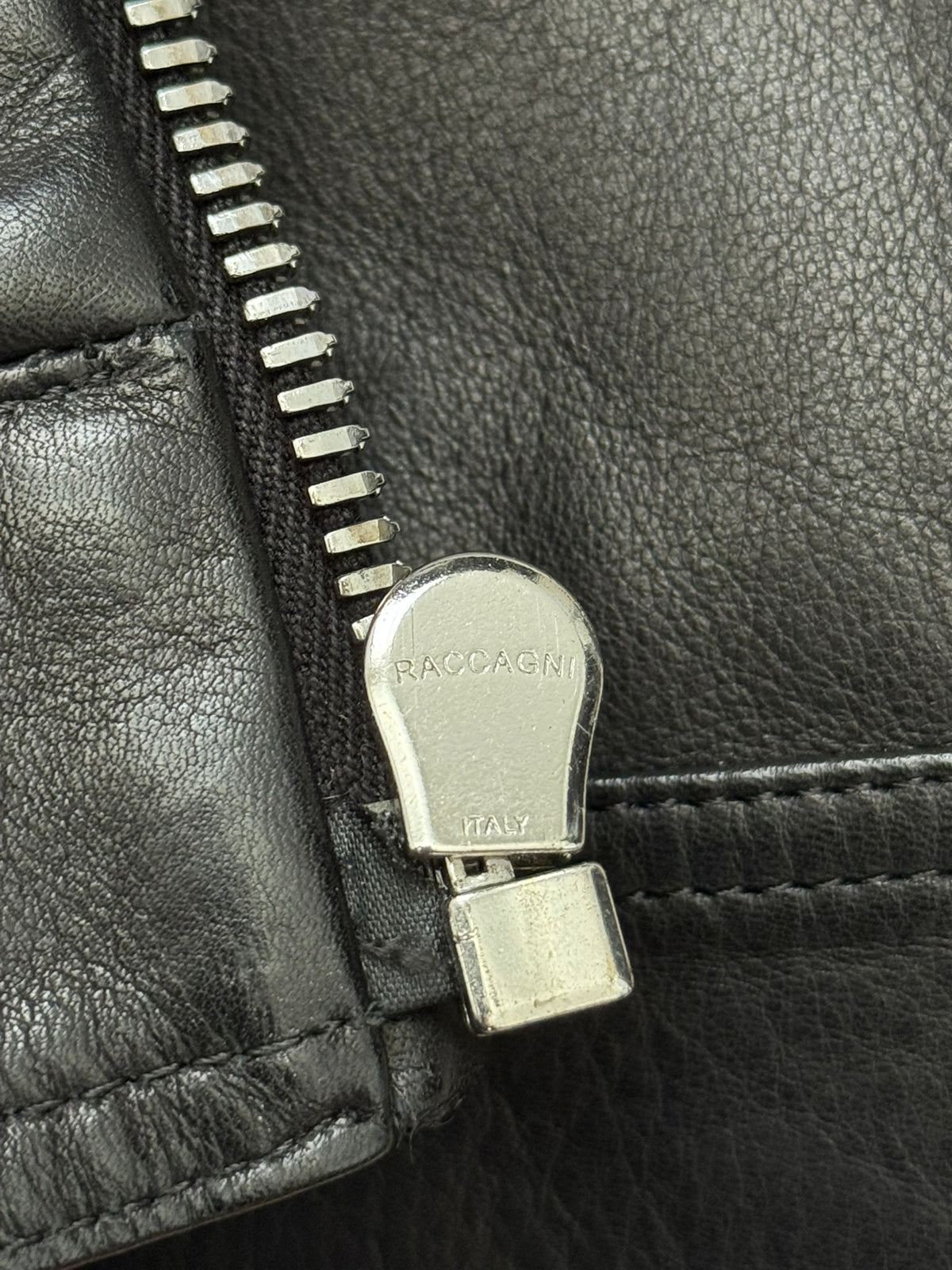 FW16 Rick Owens Mainline "Mastodon" Leather Biker Jacket