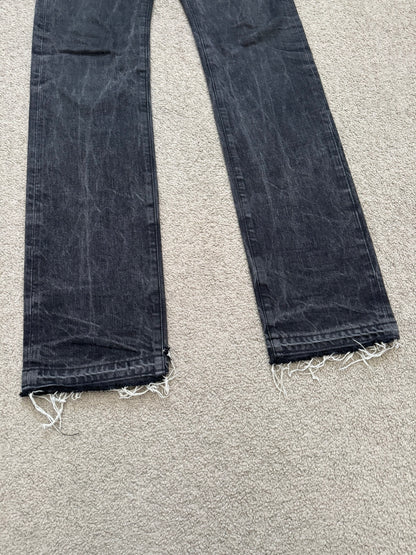 SS05 Dior Homme by Hedi Slimane MIJ Washed Black Denim Jeans