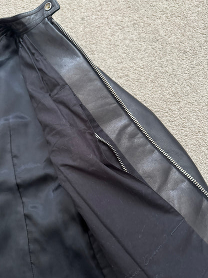 FW16 Rick Owens Mainline "Mastodon" Leather Biker Jacket