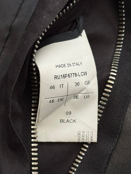 FW16 Rick Owens Mainline "Mastodon" Leather Biker Jacket