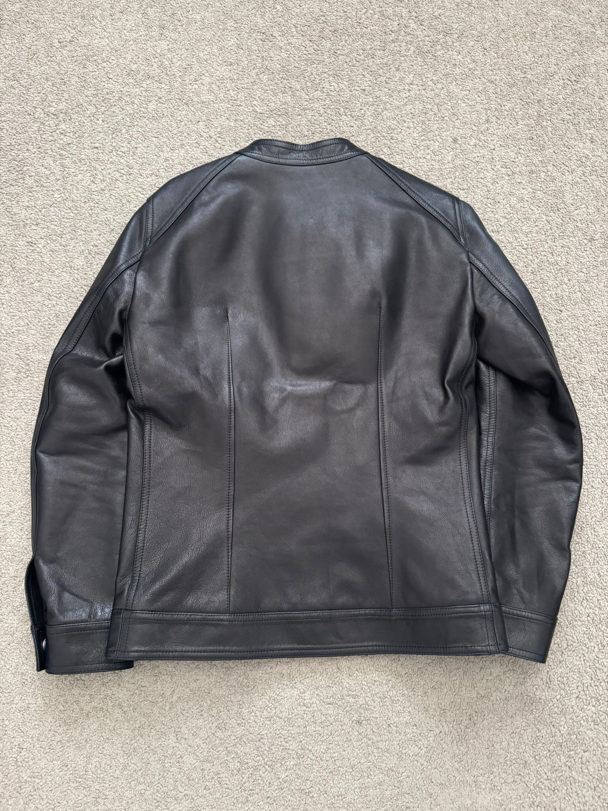 FW16 Rick Owens Mainline "Mastodon" Leather Biker Jacket