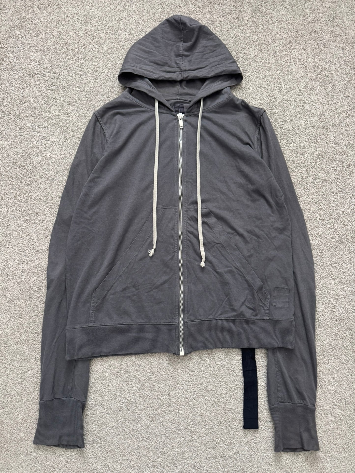 SS11 Rick Owens DRKSHDW "Anthem" Dark Dust Jason Zip Up Hoodie