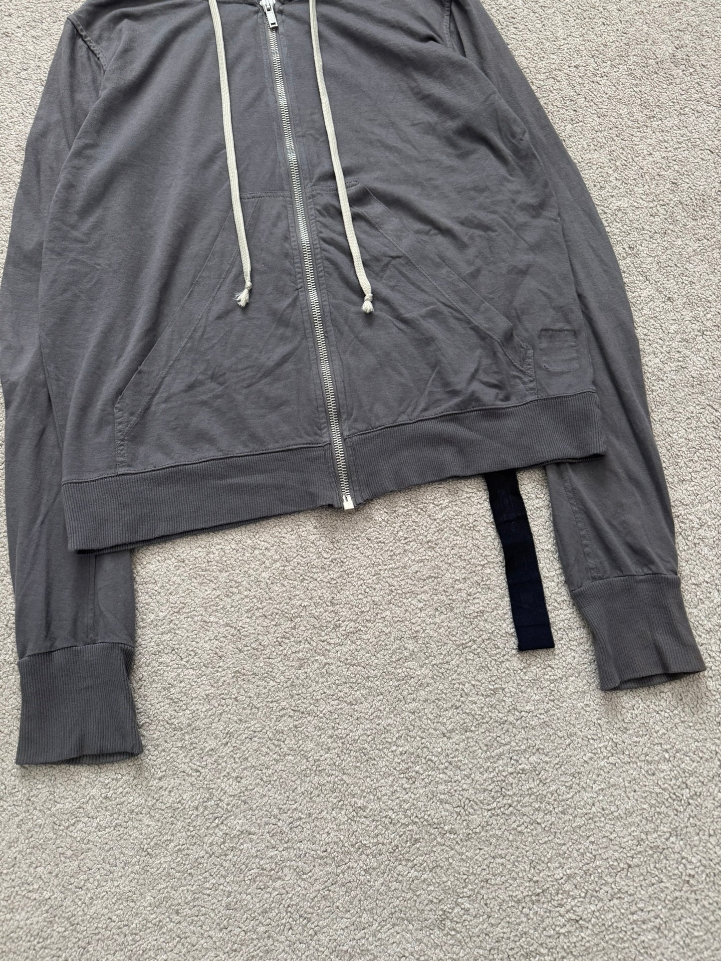 SS11 Rick Owens DRKSHDW "Anthem" Dark Dust Jason Zip Up Hoodie