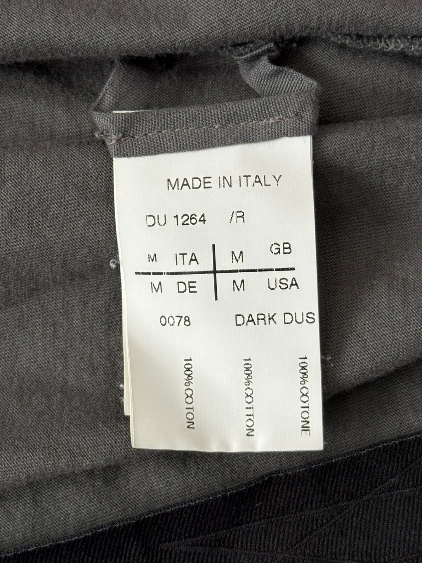 SS11 Rick Owens DRKSHDW "Anthem" Dark Dust Jason Zip Up Hoodie