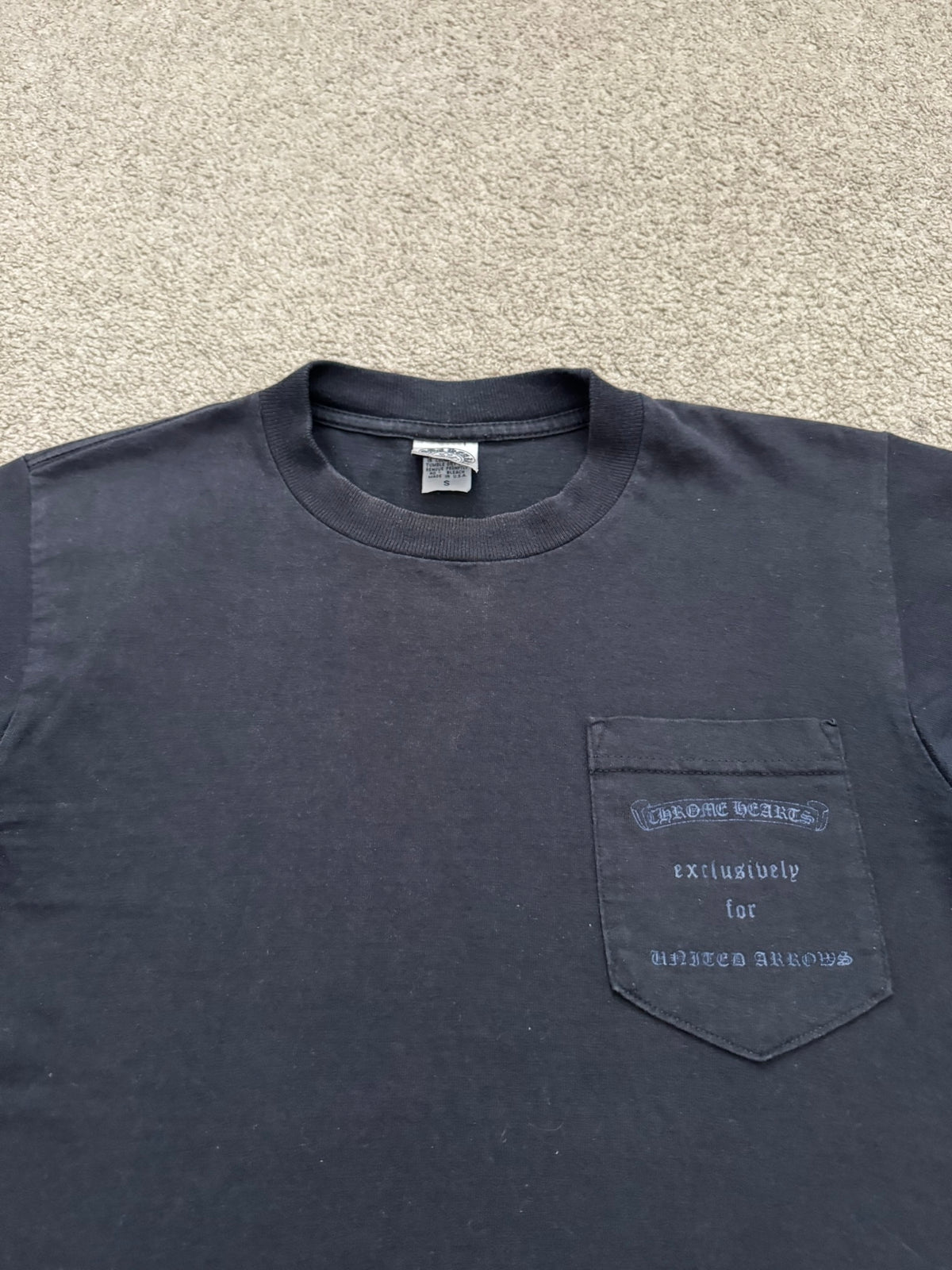 Vintage Chrome Hearts United Arrows Pocket T Shirt