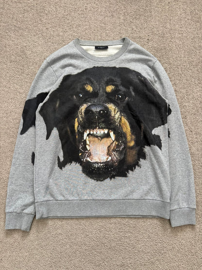 FW14 Givenchy by Riccardo Tisci Rottweiler Crewneck Sweatshirt