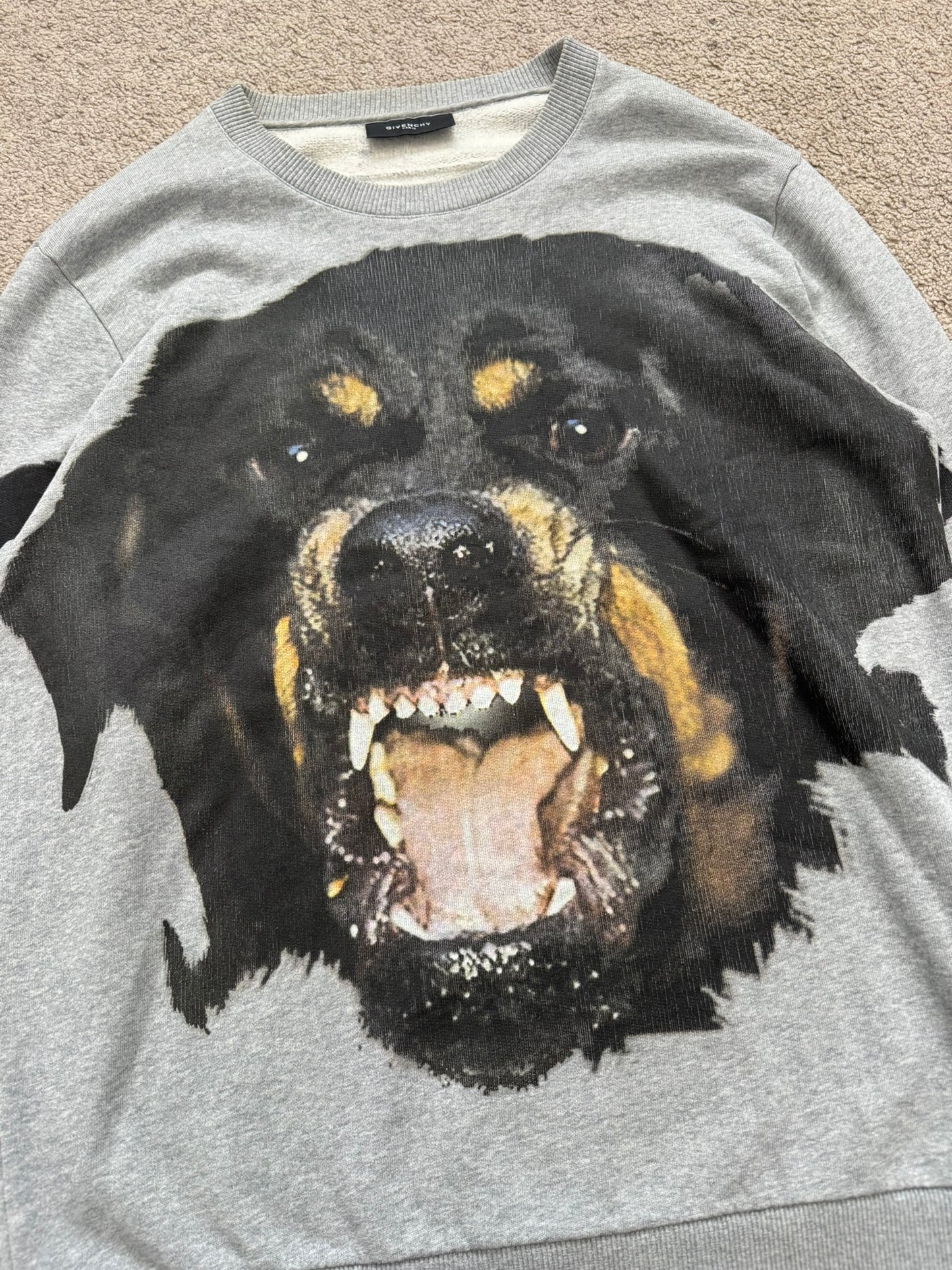 FW14 Givenchy by Riccardo Tisci Rottweiler Crewneck Sweatshirt