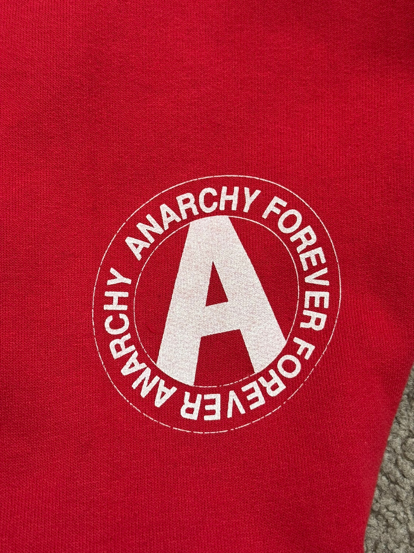 Vintage AFFA Anarchy Forever Forever Anarchy Glitter Hoodie