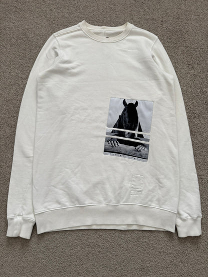 FW15 Rick Owens DRKSHDW "Sphinx" Horse Patch Sweatshirt
