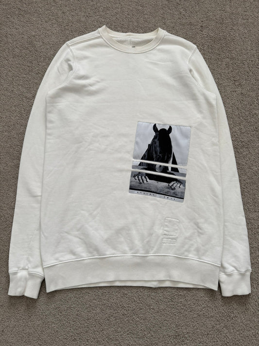 FW15 Rick Owens DRKSHDW "Sphinx" Horse Patch Sweatshirt
