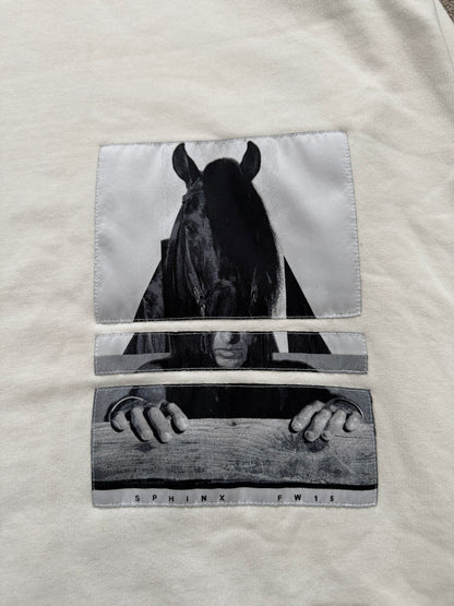 FW15 Rick Owens DRKSHDW "Sphinx" Horse Patch Sweatshirt