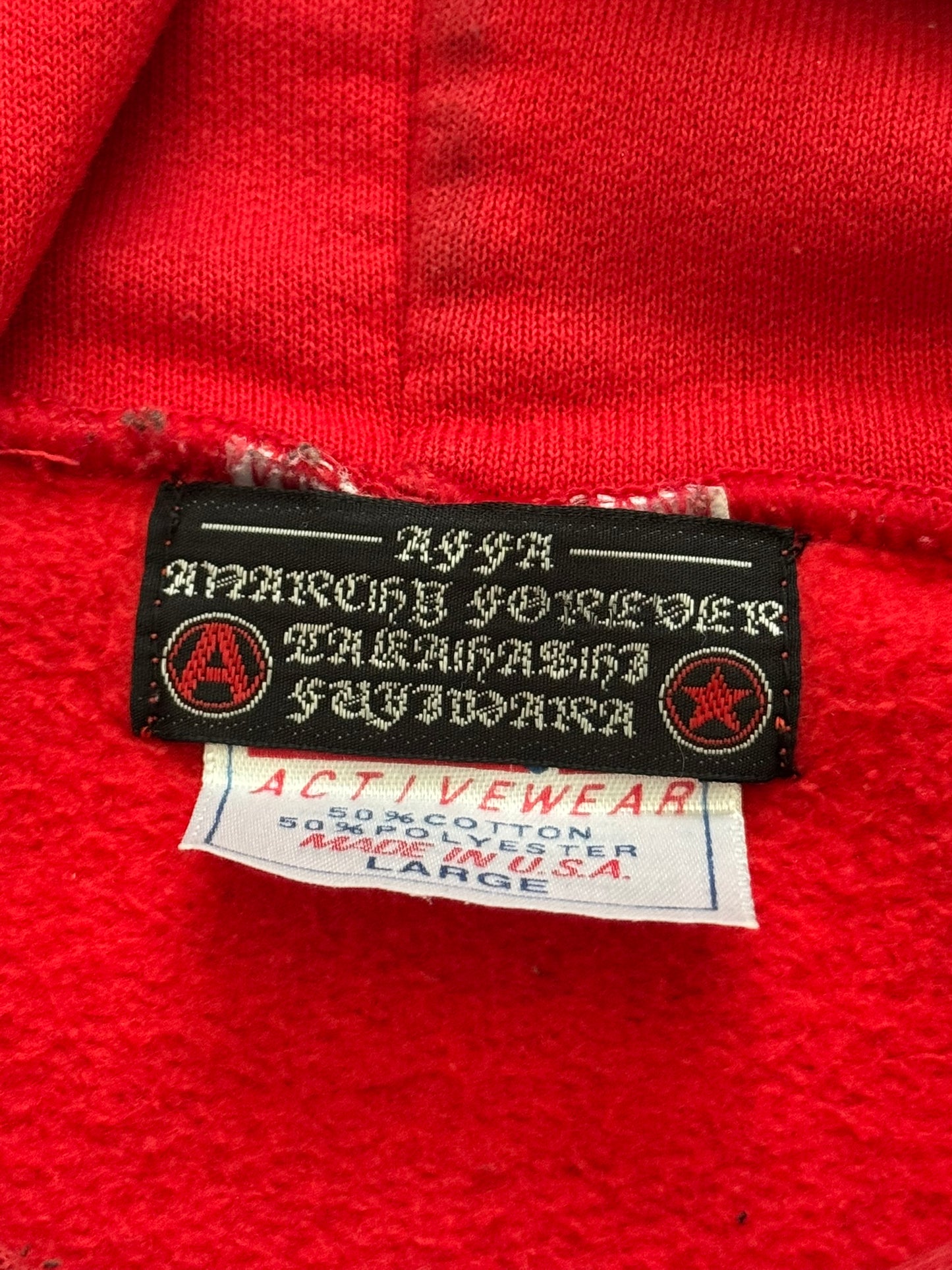Vintage AFFA Anarchy Forever Forever Anarchy Glitter Hoodie