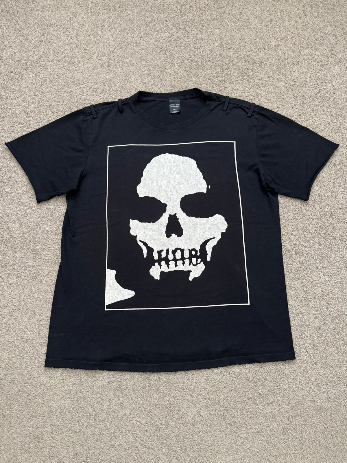 SS06 Number (N)ine "Welcome To The Shadow" Charles Manson Skull T Shirt