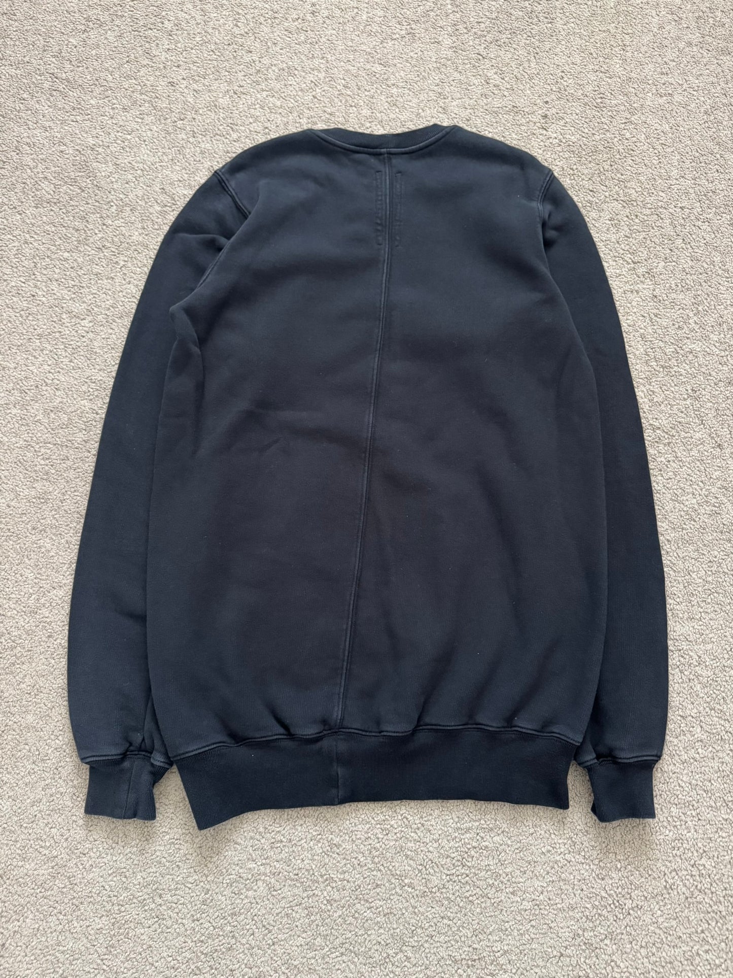 FW16 Rick Owens DRKSHDW "Mastodon" Abstract Patch Sweatshirt