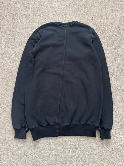 FW16 Rick Owens DRKSHDW "Mastodon" Abstract Patch Sweatshirt