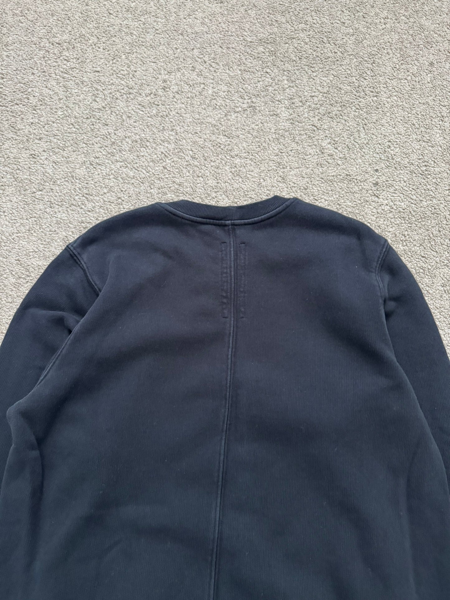 FW16 Rick Owens DRKSHDW "Mastodon" Abstract Patch Sweatshirt
