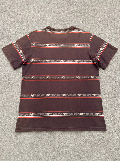 SS/AW03 Number (N)ine "Hello How Low" Crying Heart Striped T Shirt