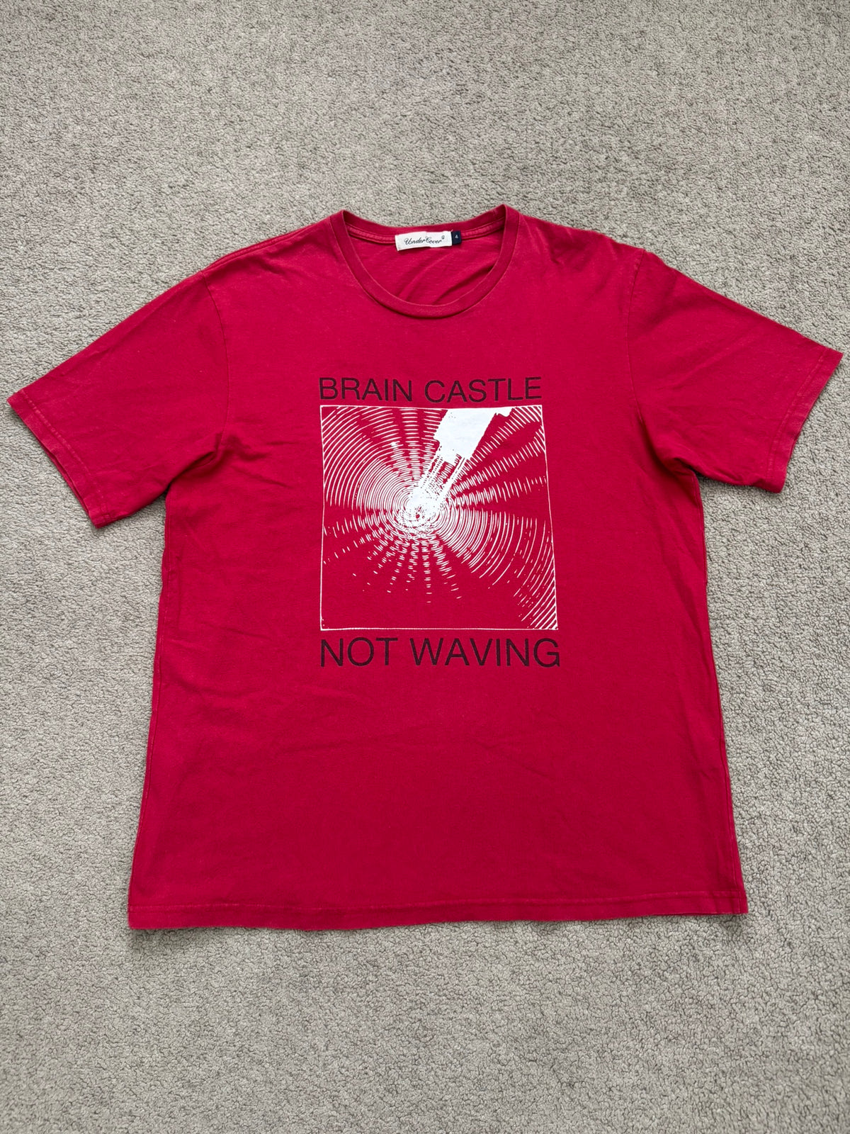 SS18 Undercover Brain Castle Not Waving Graphic T Shirt