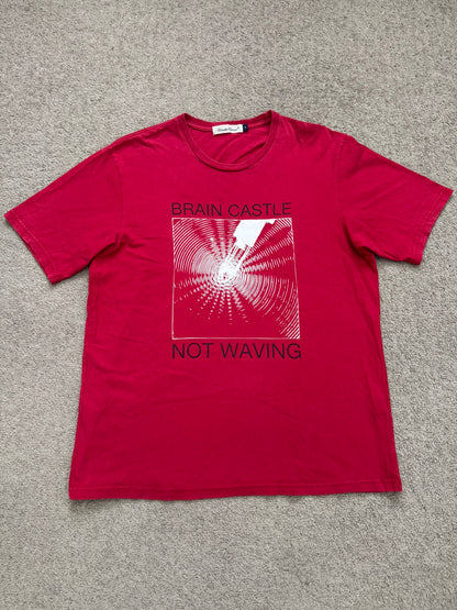 SS18 Undercover Brain Castle Not Waving Graphic T Shirt