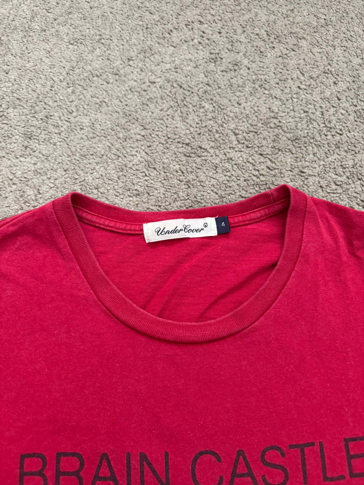 SS18 Undercover Brain Castle Not Waving Graphic T Shirt