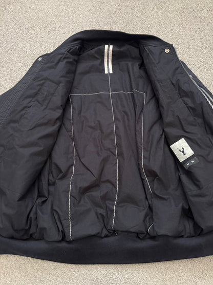 FW17 Rick Owens DRKSHDW “Glitter” Nylon Murray Button Sling Bomber Jacket