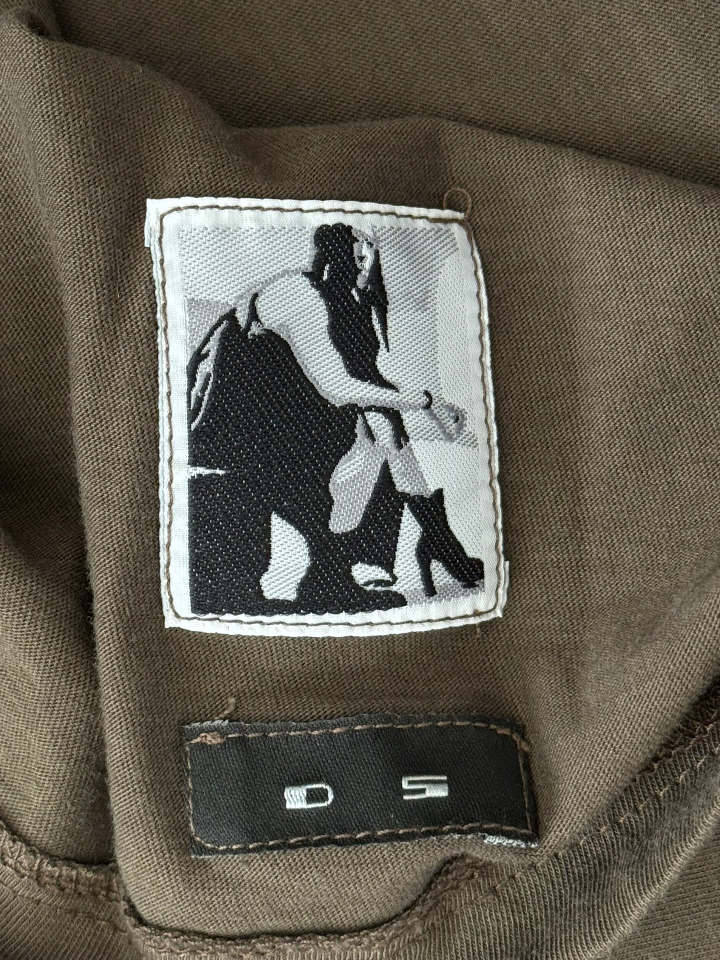 FW15 Rick Owens DRKSHDW "Sphinx" Horse Patch Long Sleeve T Shirt