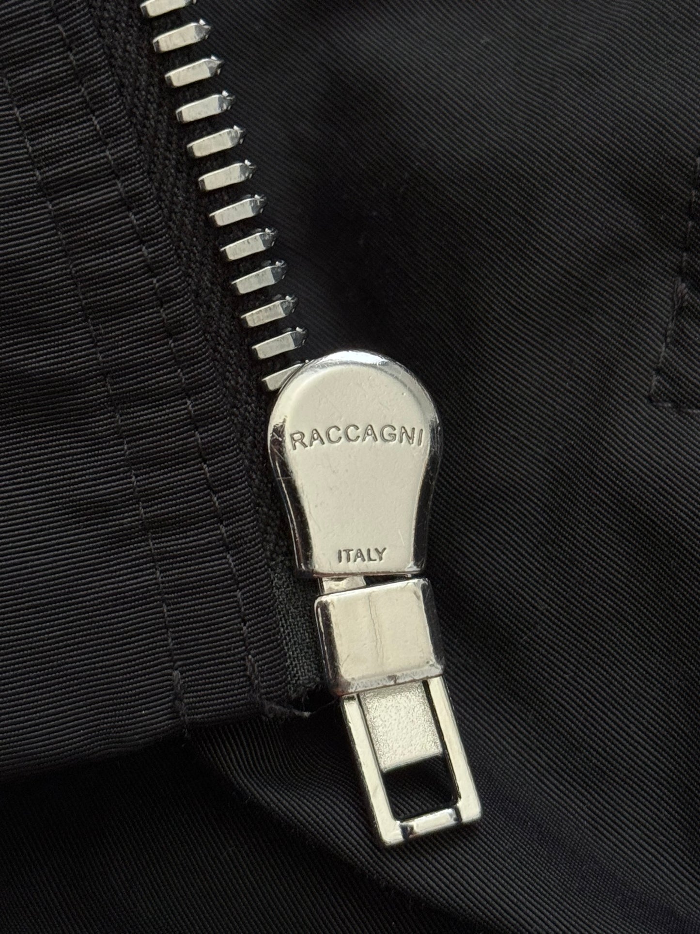 FW17 Rick Owens DRKSHDW “Glitter” Nylon Murray Button Sling Bomber Jacket