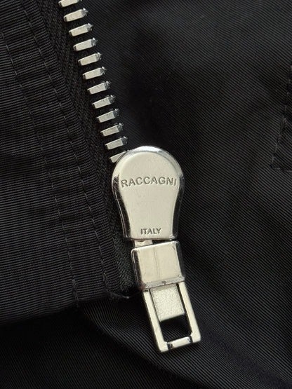FW17 Rick Owens DRKSHDW “Glitter” Nylon Murray Button Sling Bomber Jacket