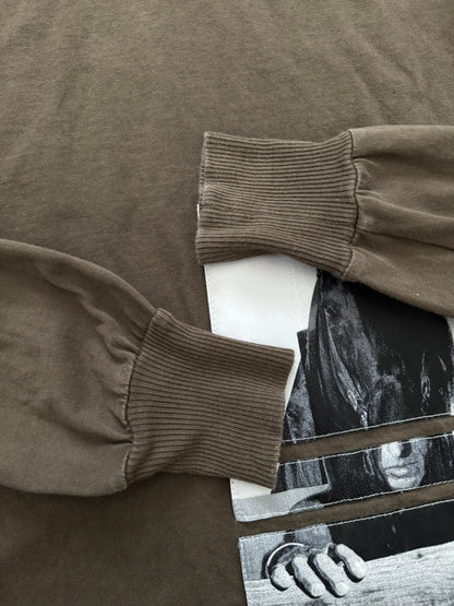 FW15 Rick Owens DRKSHDW "Sphinx" Horse Patch Long Sleeve T Shirt