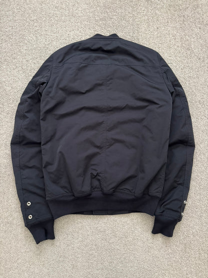 FW17 Rick Owens DRKSHDW “Glitter” Nylon Murray Button Sling Bomber Jacket