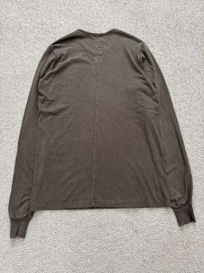 FW15 Rick Owens DRKSHDW "Sphinx" Horse Patch Long Sleeve T Shirt