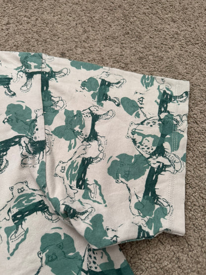 SS02 Undercover "Haze" Camo Bear Print T Shirt