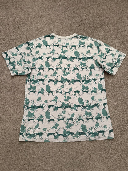 SS02 Undercover "Haze" Camo Bear Print T Shirt