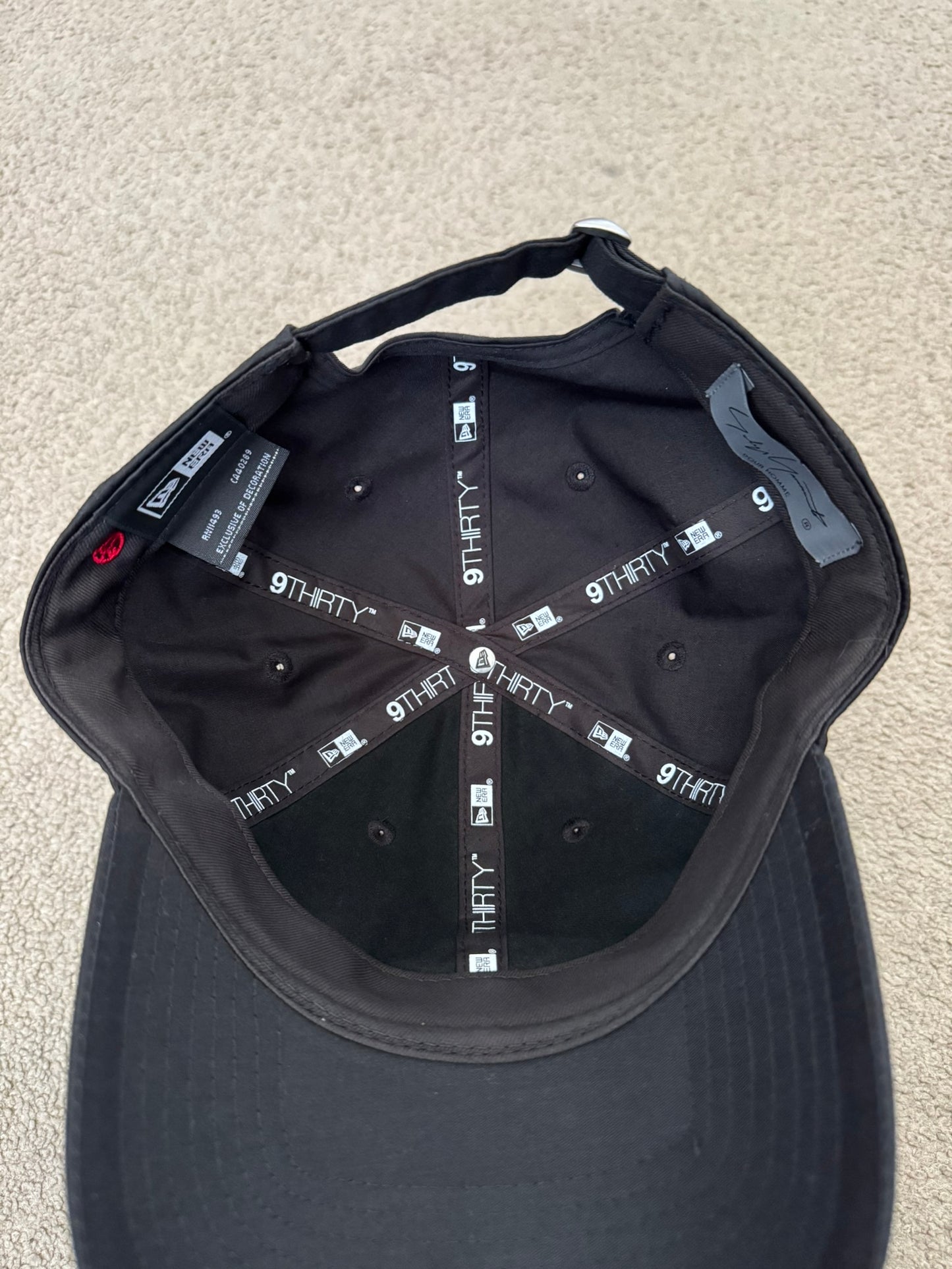 SS22 Yohji Yamamoto Pour Homme x New Era 9Thirty Mini Logo Hat