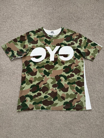 SS09 Junya Watanabe MAN eYe Camo Logo T Shirt