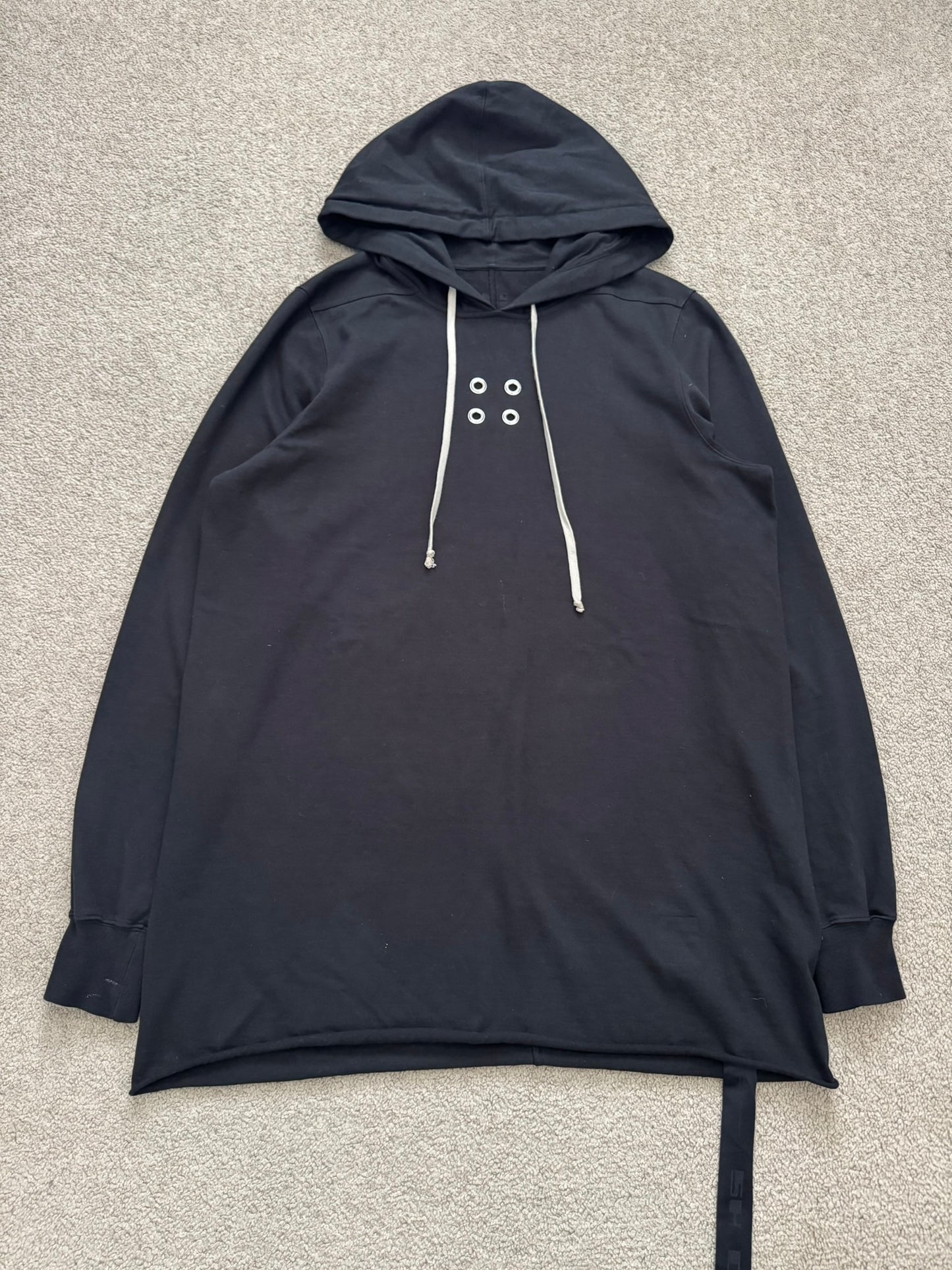 SS23 Rick Owens DRKSHDW "EDFU" Eyelet Pullover Hoodie